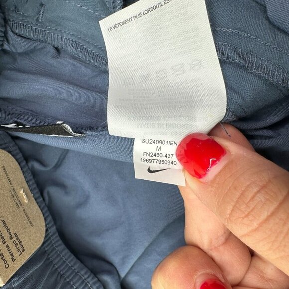 Nike ACG Repel Hiking Trail Pants Blue Size Medium M Straight Leg FN2450-437 New - Picture 9 of 16